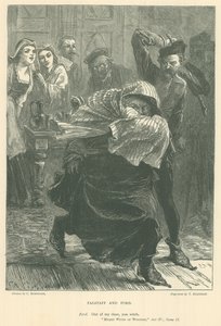 Illustration für Die lustigen Weiber von Windsor von Sir John Charles Robinson