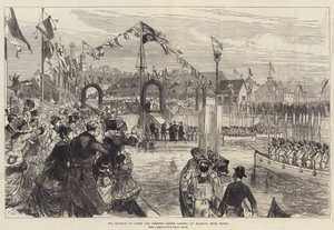 Der Marquis von Lorne und Prinzessin Louise landen in Halifax, Nova Scotia von Sir John Charles Robinson