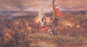 Schlacht von Northallerton, Yorkshire, 22. August 1138, 1880 von Sir John Gilbert