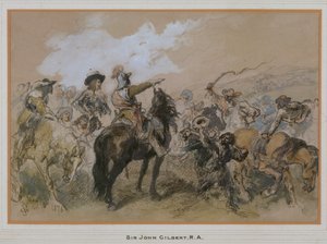 Reiter zur Zeit von Charles I, 1876 von Sir John Gilbert