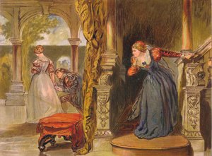 Seufzt nicht mehr, Damen, seufzt nicht mehr, um 1875 von Sir John Gilbert