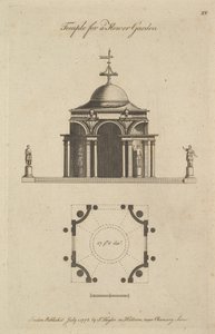 Tempel für einen Blumengarten