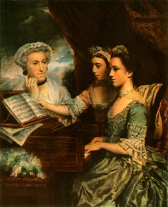 Mrs. Paine und ihre Töchter von Sir Joshua Reynolds