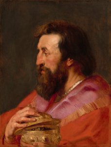 Kopf eines der drei Könige: Melchior, der assyrische König von Sir Peter Paul Rubens and Studio