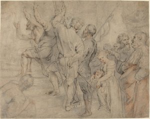 Teil der Menge beim Ecce Homo