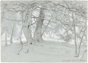 Bäume am Box Hill von Sir William Blake Richmond