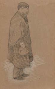 Porträt eines Charles Conder von Sir William Rothenstein