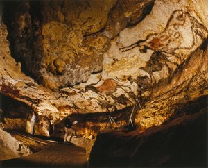 Das mythische Einhorn von Lascaux und andere Lascaux-Gemälde vor über 17.000 Jahren von Sisse Brimberg