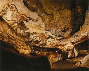Das mythische Einhorn von Lascaux und andere Lascaux-Gemälde, die vor über 17.000 Jahren entstanden sind von Sisse Brimberg