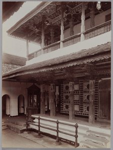 Buddhistischer Tempel in Kandy, Ceylon, ca. 1880er von Skeen and Co.