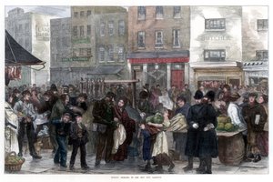 Sonntagmorgen im New Cut, Lambeth, 1872 von Smith
