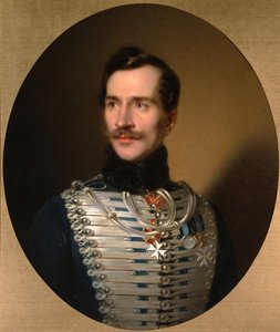Porträt von Prinz Michail Fjodorowitsch Golizyn, 1800-1873, frühe 1840er