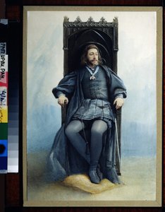 Großfürst Konstantin Konstantinovich als Hamlet in der Theateraufführung von W. Shakespeare