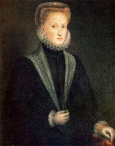 Anna von Österreich, Königin von Philipp II. von Spanien und Portugal, 1573 von Sofonisba Anguissola