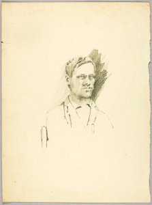 Porträtstudie von Solon H. Borglum