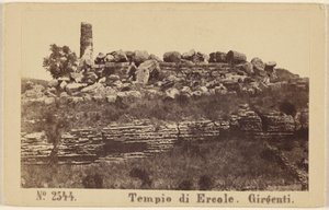 Tempel des Herkules. Girgenti. von Sommer and Behles