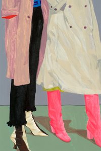 Rosa Stiefel Stil