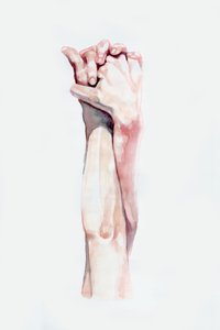 Zärtliche Handumarmung