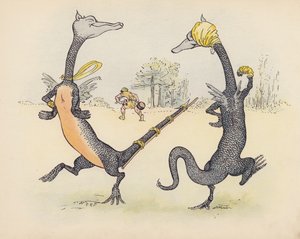 Illustration für Little Twin Dragons von S Rosamond Praeger