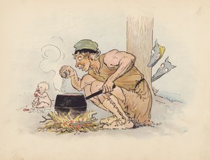 Illustration für Little Twin Dragons von S Rosamond Praeger