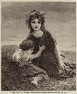 Waldblätter von Sophie Gengembre Anderson