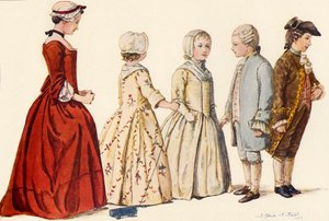 Kinderkleidung während der Regierungszeiten von Königin Anne, George I., II. und III., 1702-1790, 1903, 1937 von Sophie B. Steel