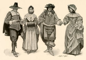 Kleidung in der Zeit von 1620-1670, 1903, 1937 von Sophie B. Steel
