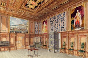 Der Krönungssaal in Schloss Laxenburg bei Wien von Sotira