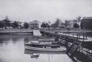 Esplanade, vom Yatch Club Steg, Durban von South African Photographer