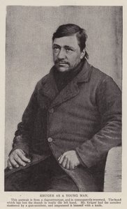 Kruger als junger Mann von South African Photographer