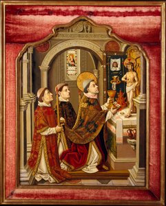 Die Messe des Heiligen Gregor von Spanish Painter