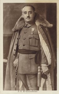 Francisco Franco, spanischer General und Diktator von Spanish Photographer