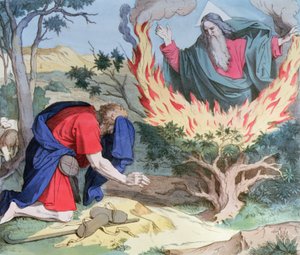 Moses und der brennende Dornbusch