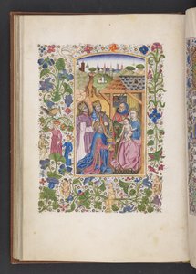 Anbetung der Heiligen Drei Könige, aus einem Stundenbuch