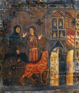 Altar von San Jaime de Frontanya, Detail, spätes 13. - frühes 14. Jahrhundert von Spanish School