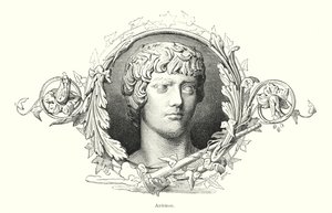 Antinous, bithynischer griechischer Jüngling und Favorit des römischen Kaisers Hadrian von Spanish School