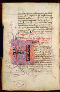 Burney 252, f. 4v, Puzzle-Initiale 