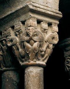Kapitel einer Säule, aus der Kirche Santa Maria de l