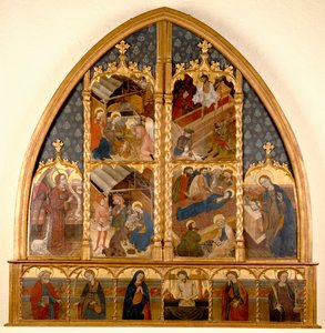 Katalanisches Altarbild, 1450-80 von Spanish School