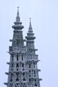 Detail der Glockenturmspitzen von Spanish School