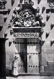 Tür der Casa de las Conchas, Salamanca von Spanish School