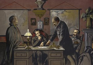 Frankreich - die Nacht des 2. Dezember 1851 von Spanish School
