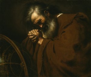 Heraklit, der weinende Philosoph, ca. 1630 von Spanish School