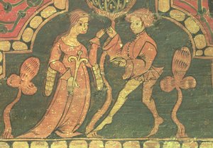 Liebesszene (Detail)