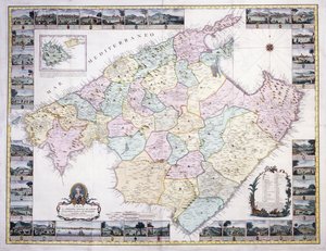 Karte der Insel Mallorca, 1785