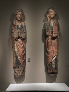 Trauernder Heiliger Johannes und Trauernde Jungfrau, Königreich Kastilien und León, ca. 1250-1275 von Spanish School