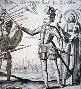 Philipp II. von Spanien von Spanish School