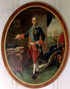 Porträt von Caballero Teodoro de Croix (1730-92) Vizekönig von Peru und Chile von Spanish School