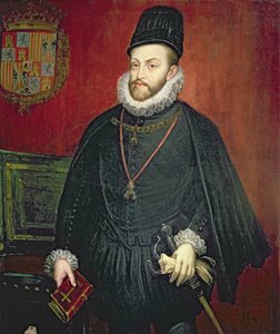 Porträt von Philipp II. (1527-1598), König von Spanien