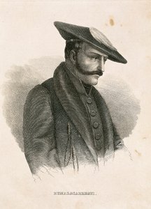 Porträt von Tomas ZUMALACARREGUI (1788-1835), Figur aus dem Spanischen Unabhängigkeitskrieg und dem Ersten Karlistenkrieg (Gravur)